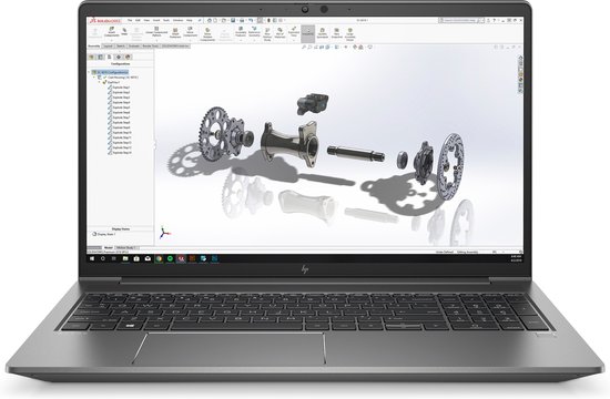 HP Zbook Power G8 - 15.6" FHD - Intel Core i7-11850H - 512 GB - 32 GB - NVIDIA T1200 - Windows 11 Pro