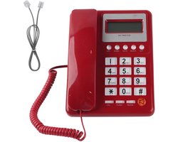 Dailygoods- Vaste Telefoon - Draadloos met Grote Toetsen - Nummerweergave - Nummerherhaling - Flash-functie - Ideaal voor Senioren - Huistelefoon