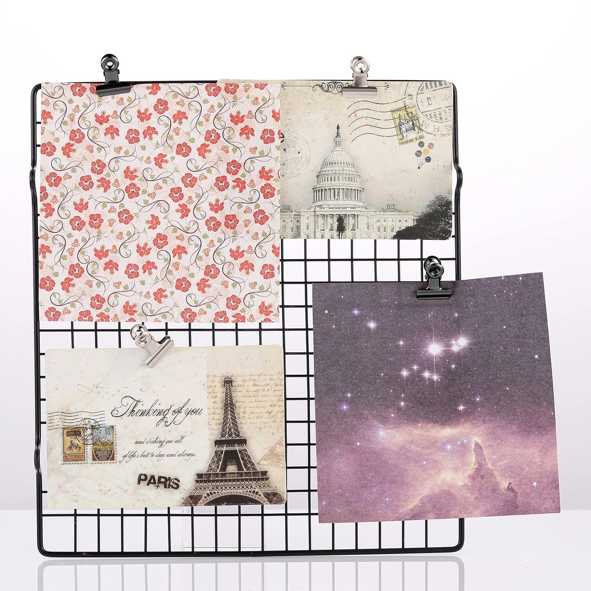 Dailygoods- Bindmiddelclips 40 stuks - Mini Scharnierclips - Metalen Klemmen - Voor Voedselpakketten/Papier - Zwart/Zilver/Roségoud/Goud - Duurzaam Metaal - Papierclips