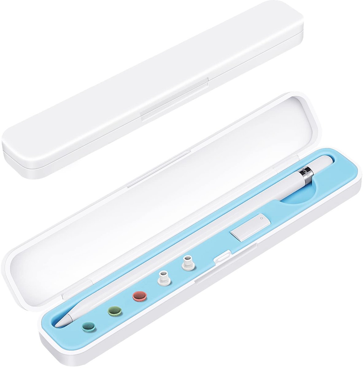 Dailygoods - Draagtas voor Apple Pencil 1e en 2e Generatie - Blauw