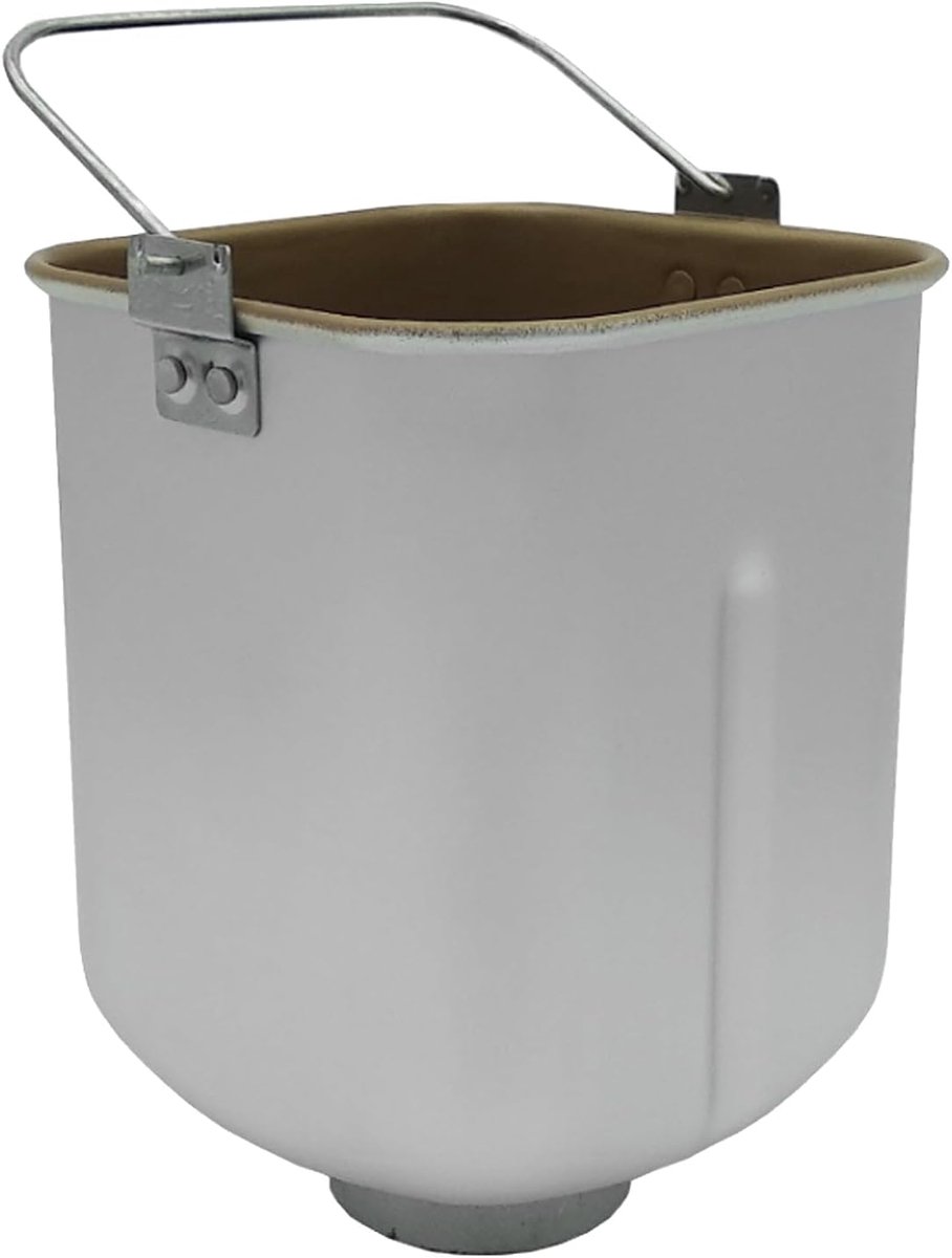 Broodmachine Bakemmer - Broodmaker Pot - Zelf Brood Bakken - Antiaanbaklaag - 14.3 x 14.3 x 19.4 cm - Grijs