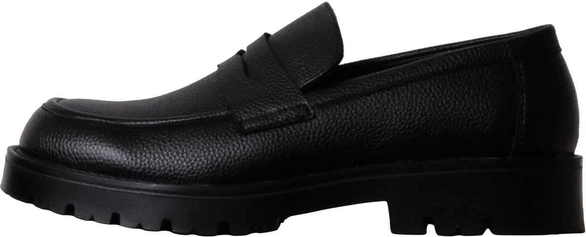 Lage leren mocassin