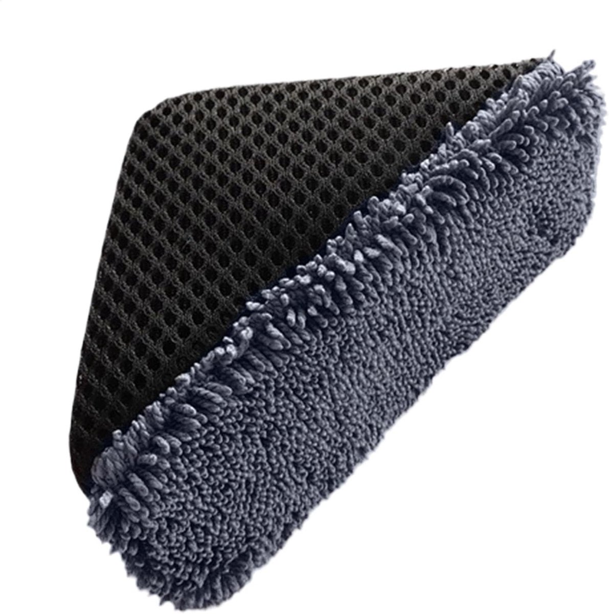 Polijst Applicator - Autowax Spons - Auto Onderhoud - Ergonomisch Ontwerp - 13 cm Lengte - Zwart