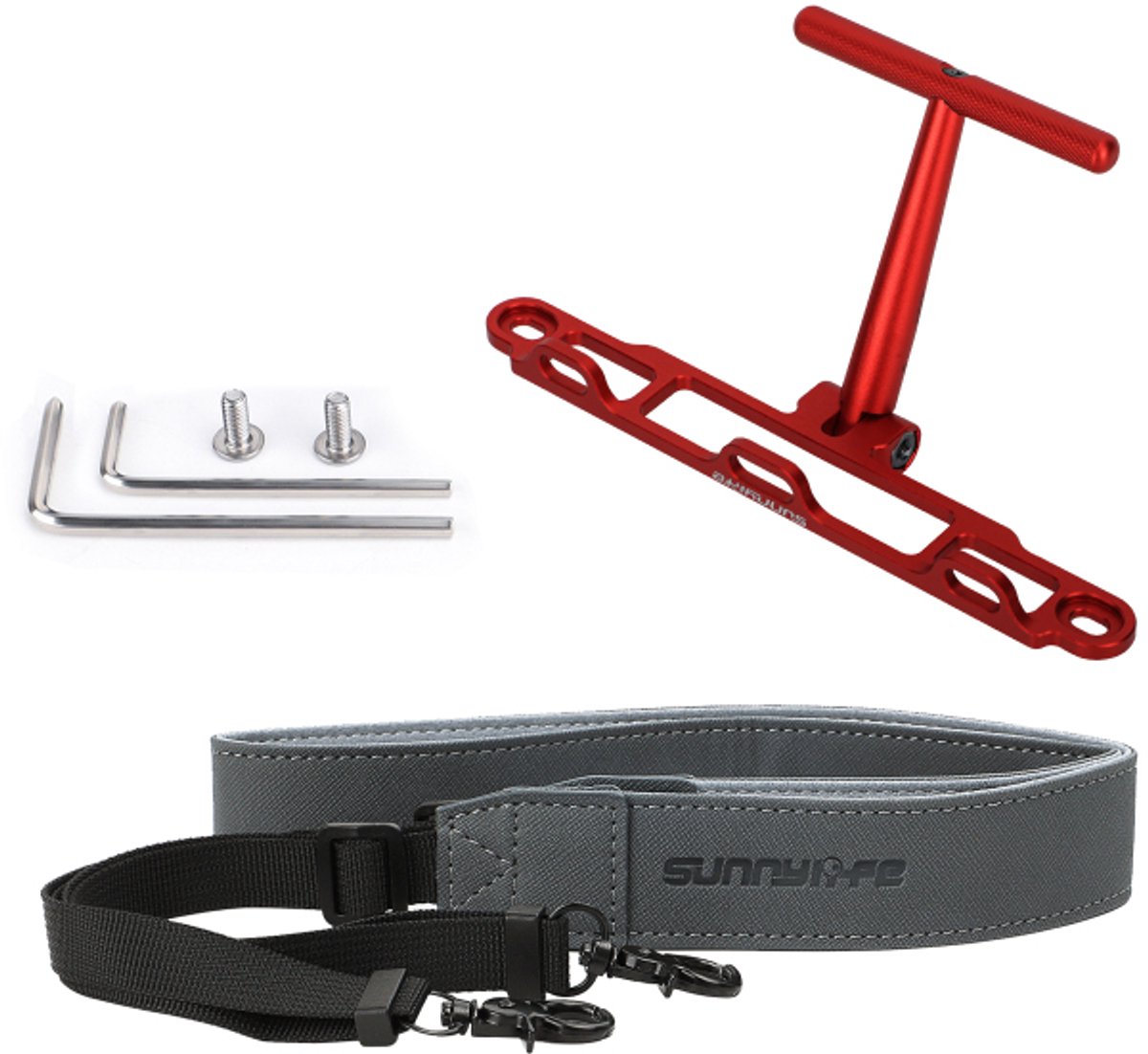 Lanyard met Beugeltje - Rood - DJI Flip/Mini 4 Pro/Air 3S/ - RC 1/2