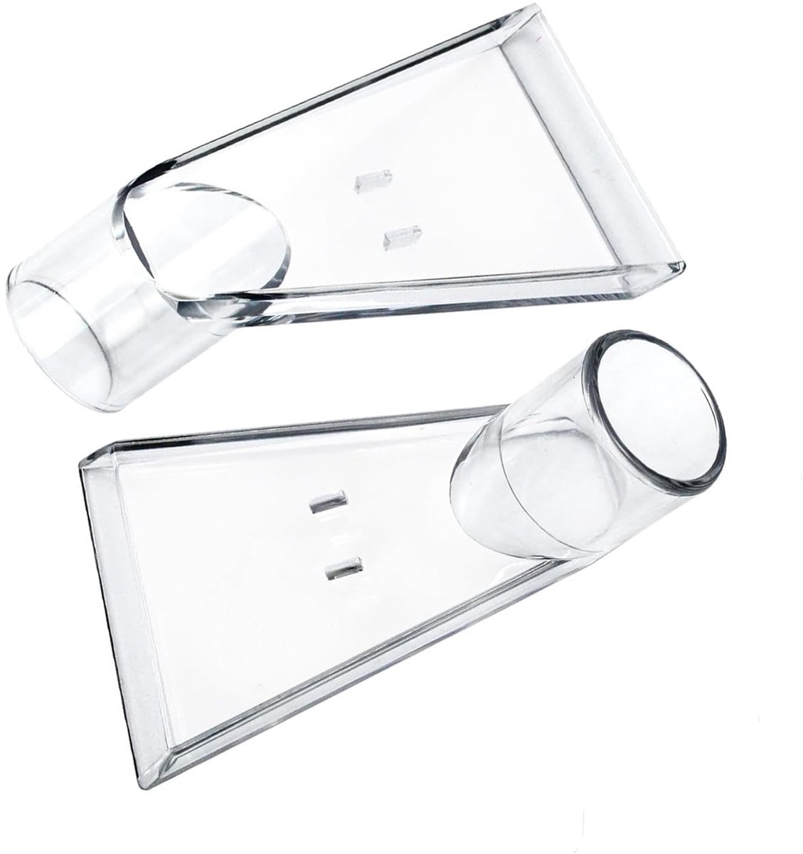Dailygoods- Stofzuigerborstel 2pcs - Universele Stofzuigeraccessoires - Meubelzuigmond - Rotating Head - Waterzuiger - ABS Kunststof - Stofzuigeraccessoire