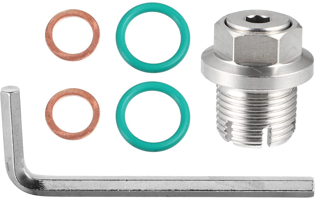Dailygoods- Olieafvoerplug M18x1.5 - Roestvrij Staal - Slijtvast - Duurzaam - Eenvoudige Installatie - CNC-verwerkt - Olieplug
