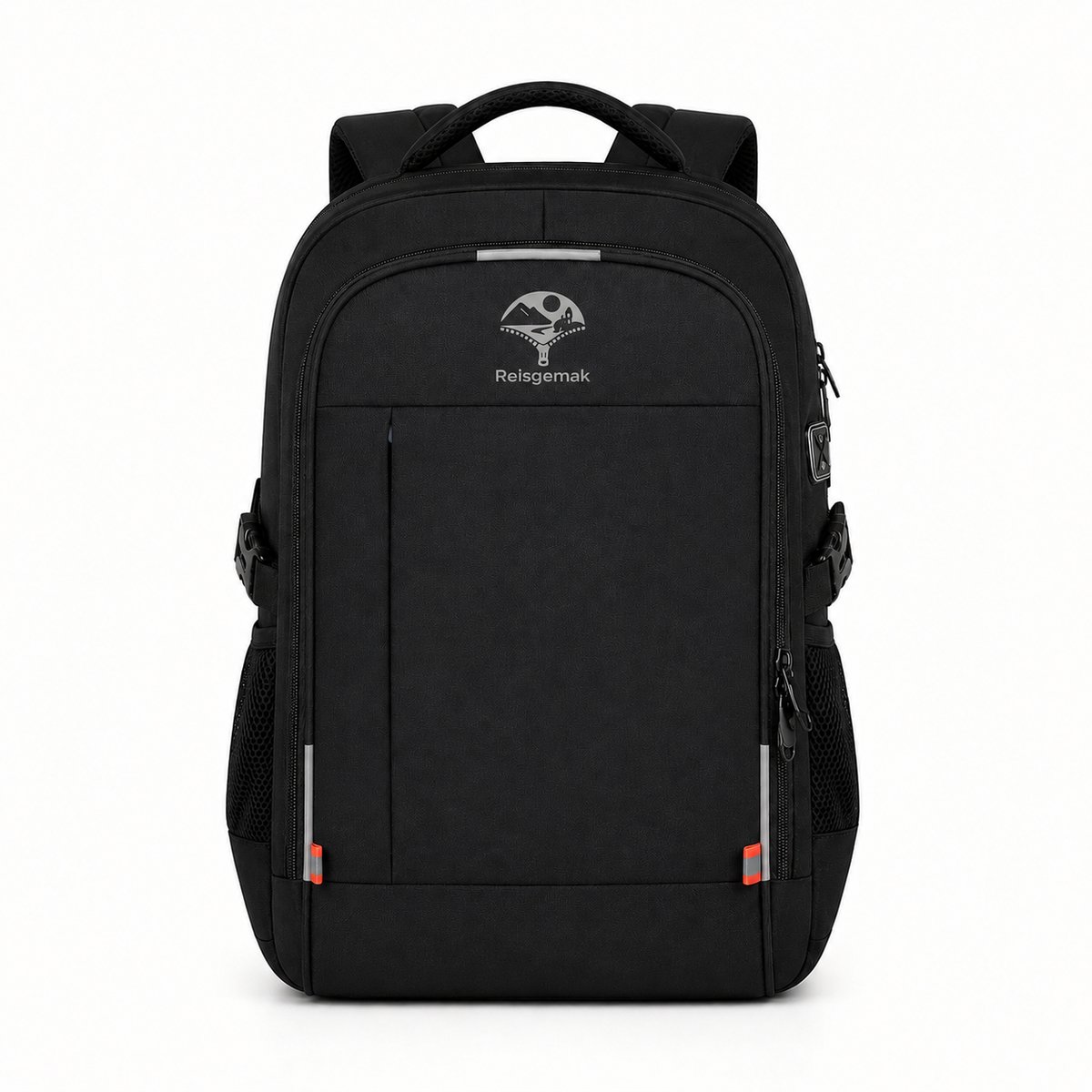 Reisgemak laptop rugzak 17 inch - 22L - 48x32x14 cm - Zwart