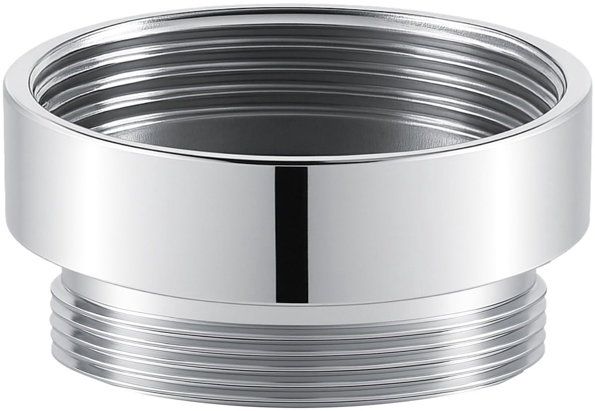 Dailygoods- Kraanadapter Inwendige Schroefdraad M24 naar Uitwendige Schroefdraad M22 - Adapter voor Kraanbeluchter - Verbindingsaccessoire voor Kraanfilter - Hoogwaardig Metaal - Stevig en Duurzaam