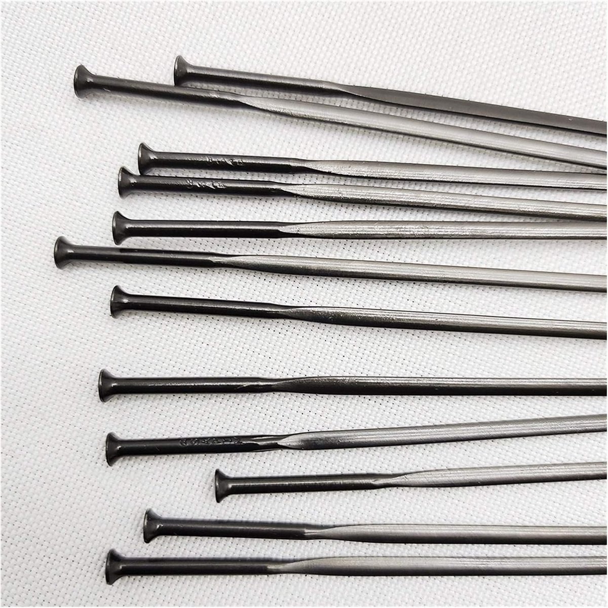 Fiets Spaken - Wiel Spaken - Fiets Reparatie - Aero Profiel - 2mm Diameter - Zwart
