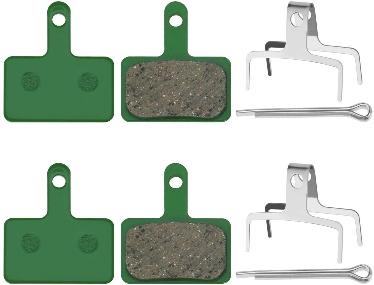 Dailygoods - Remblokken - Ceramic Remblokken - Optimale Remkracht - 35x30.5mm - Geschikt voor Elektrische Scooters - Vervangingsset