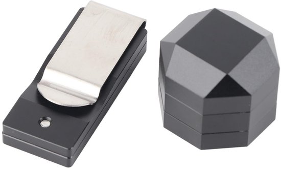 Dailygoods- Krijthouder Aluminium - Magnetische Opbergdoos - Compact - Lichtgewicht - Biljartaccessoires - Voor Rond/Achthoekig Krijt - Krijtbox van Dailygoods — afbeelding 4