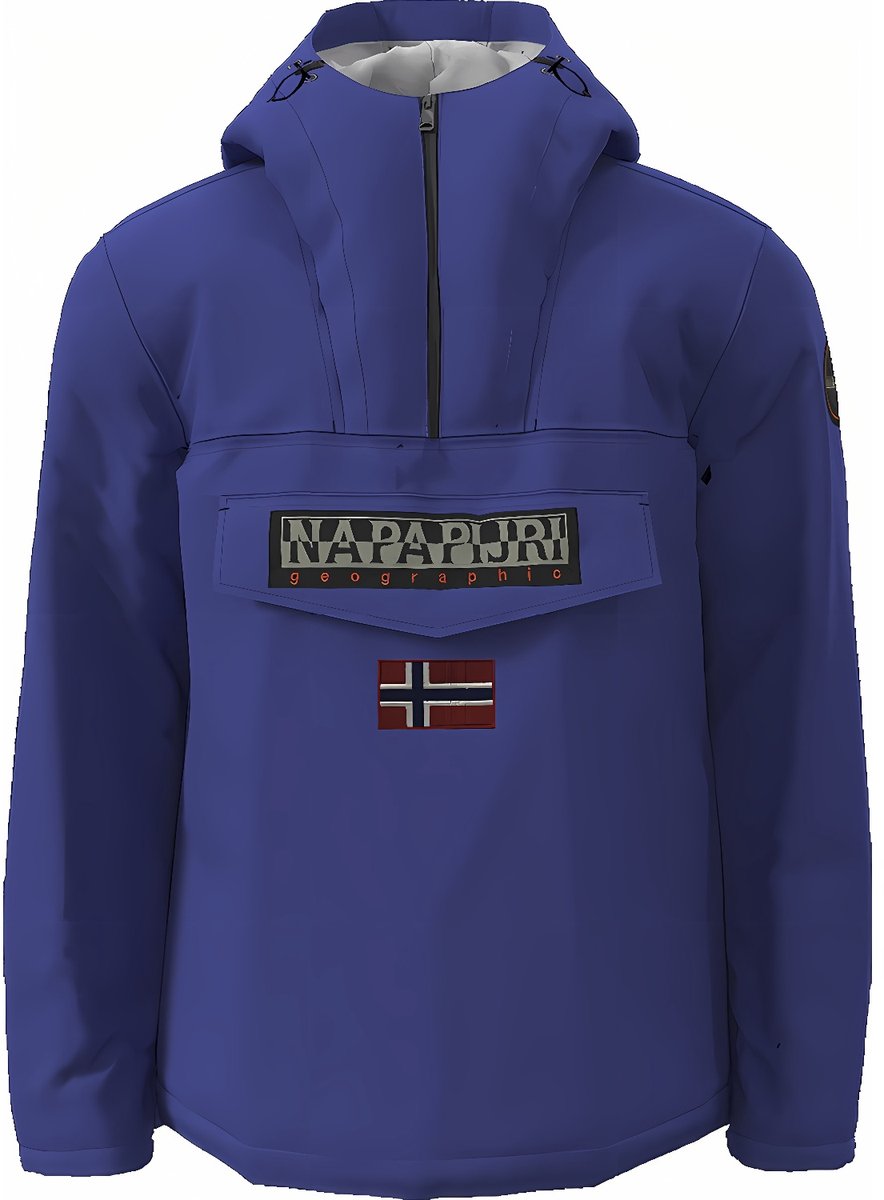 Napapijri functioneel jack Rainforest Winter 3 NP0A4GMC Koningsblauw B3B-M