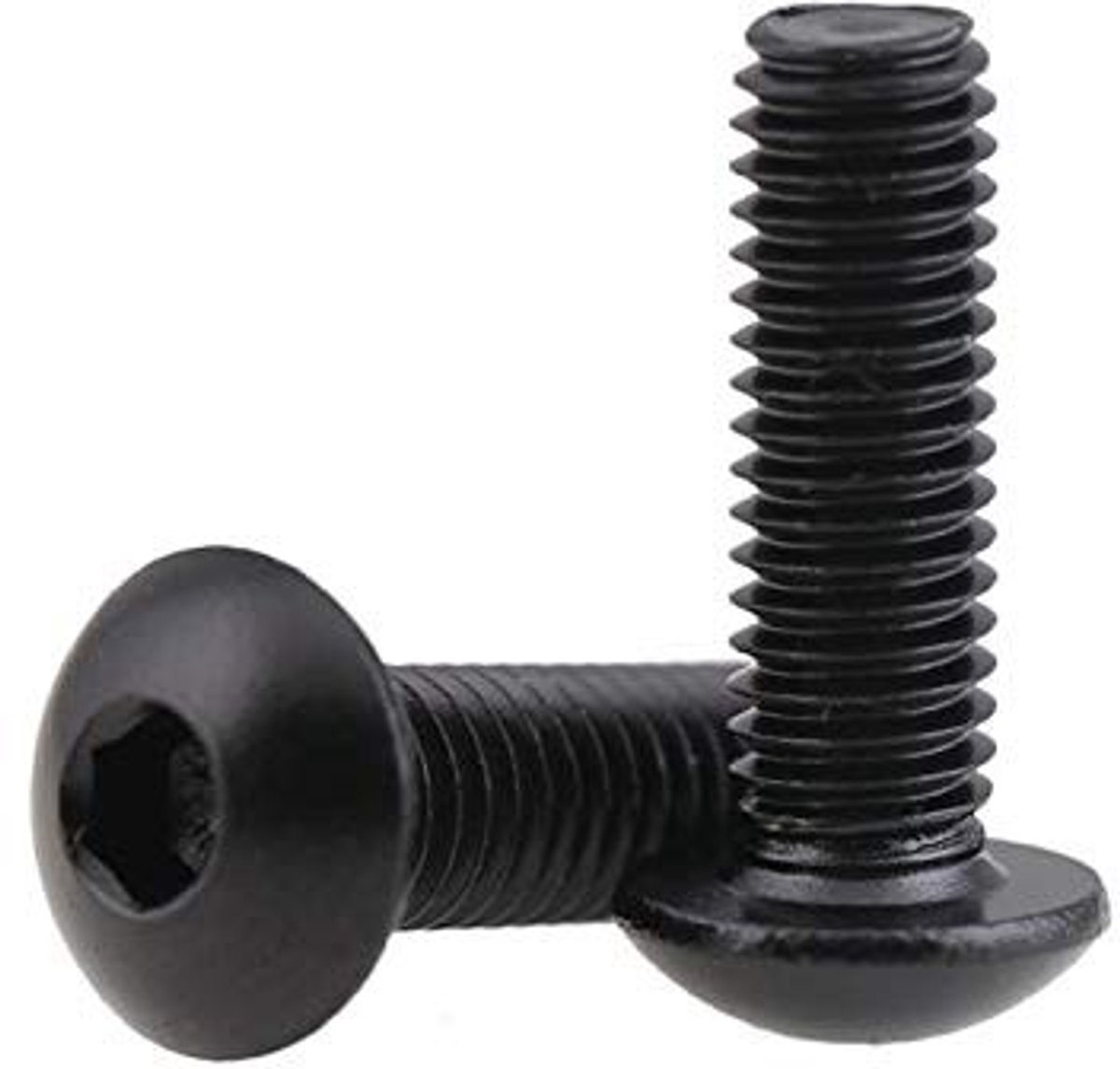 Dailygoods- Schroeven met bolkop - Inbusschroeven - Koolstofstaal 10,9 - M4 x 12 mm - 5 stuks - Corrosiebestendig - Inbusbouten