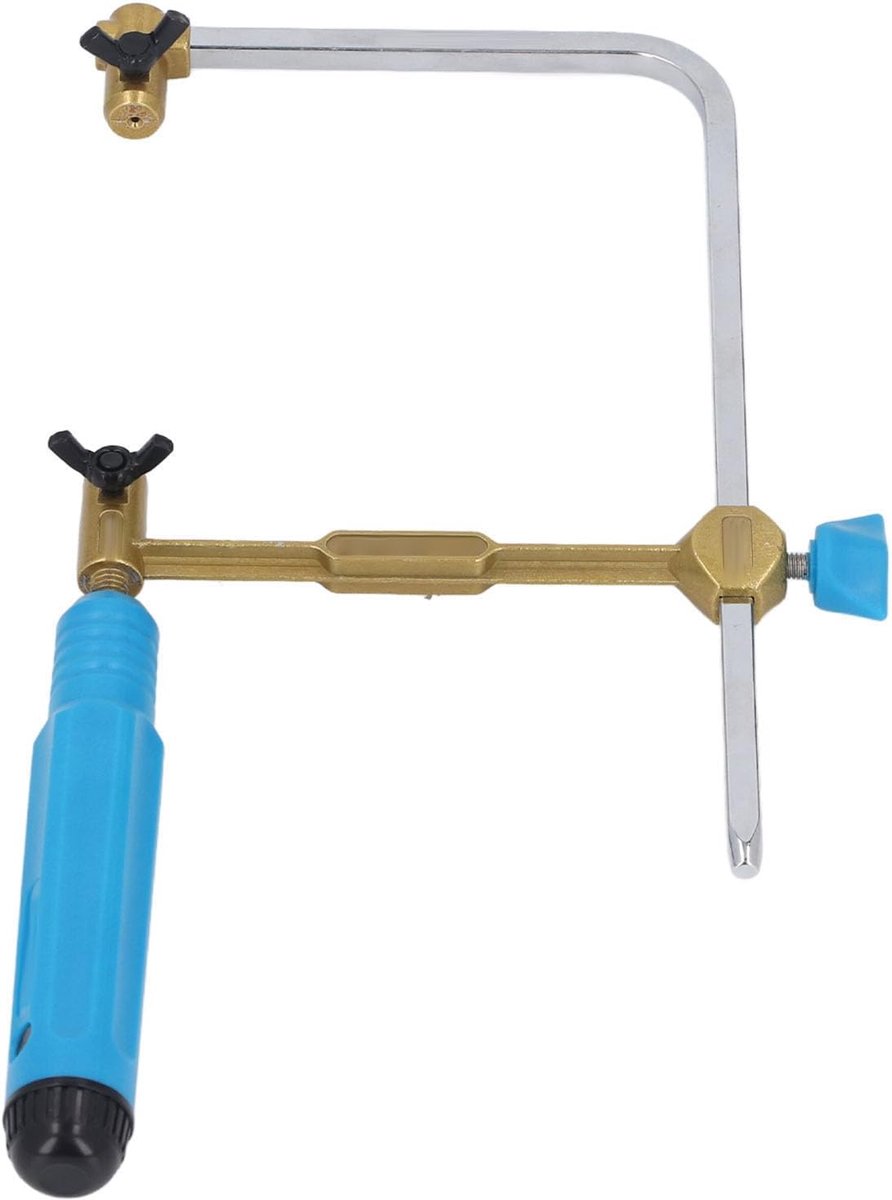 Draagbare Boogzaag - Handzaag Set - Houtbewerking - Ergonomische Handgreep - 100 mm - Zilver