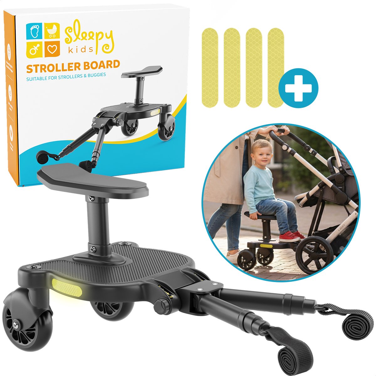 SleepyKids SafeRide Meerijdplankje