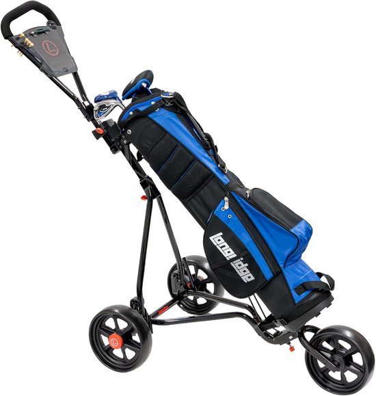Cruiser Junior Golftrolley Zwart - Lichtgewicht & Opvouwbaar — afbeelding 2