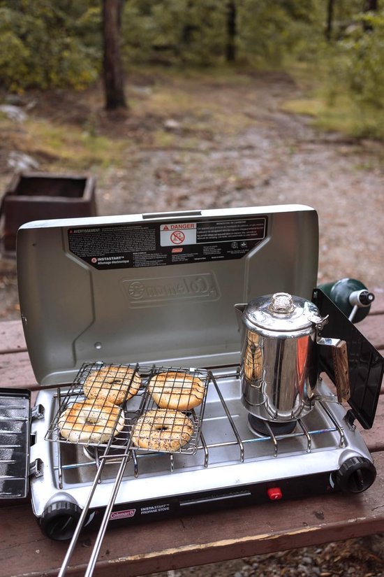 Hand Grill - Outdoor Grill - Kamperen en Buiten - Verstelbare Grillmand - One Size - Zilverkleurig — afbeelding 4