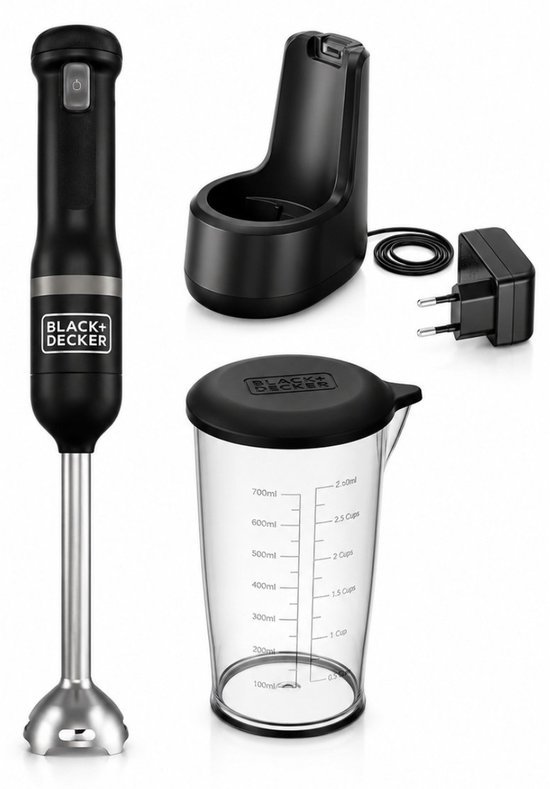 Black & Decker BCKM1011KGF-QW blender 0,7 l Staafmixer Grijs, Roestvrijstaal van Merkloos — afbeelding 5