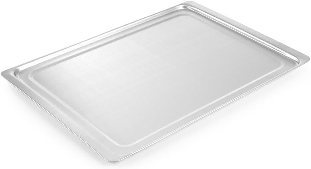 Bakplaat Oven Rooster Bakplaat Professioneel Bakken Roestvrij Staal 435x315x8mm Zilver