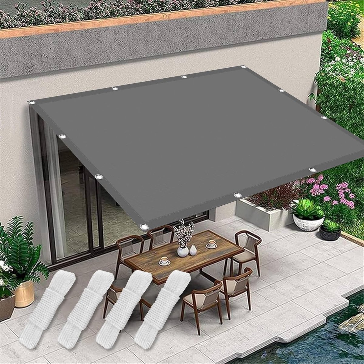 Zonnescherm Zeil - Schaduwdoek Outdoor - Buitenruimte Schaduw - UV Bestendig Scheurvast -