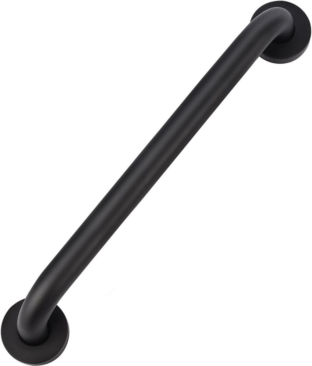 Badkamer Handgreep - Veiligheid Handrail - Veiligheid Verhogen - Verborgen Schroef Montage - 40 cm - Zwart