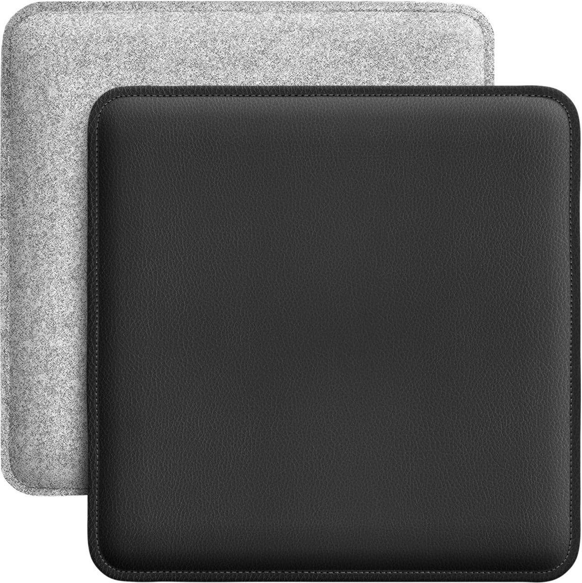 Zitkussen Set - Stoelkussen Vilten - Comfortabel Zitten - Omkeerbaar Design - 35 x 35 cm -