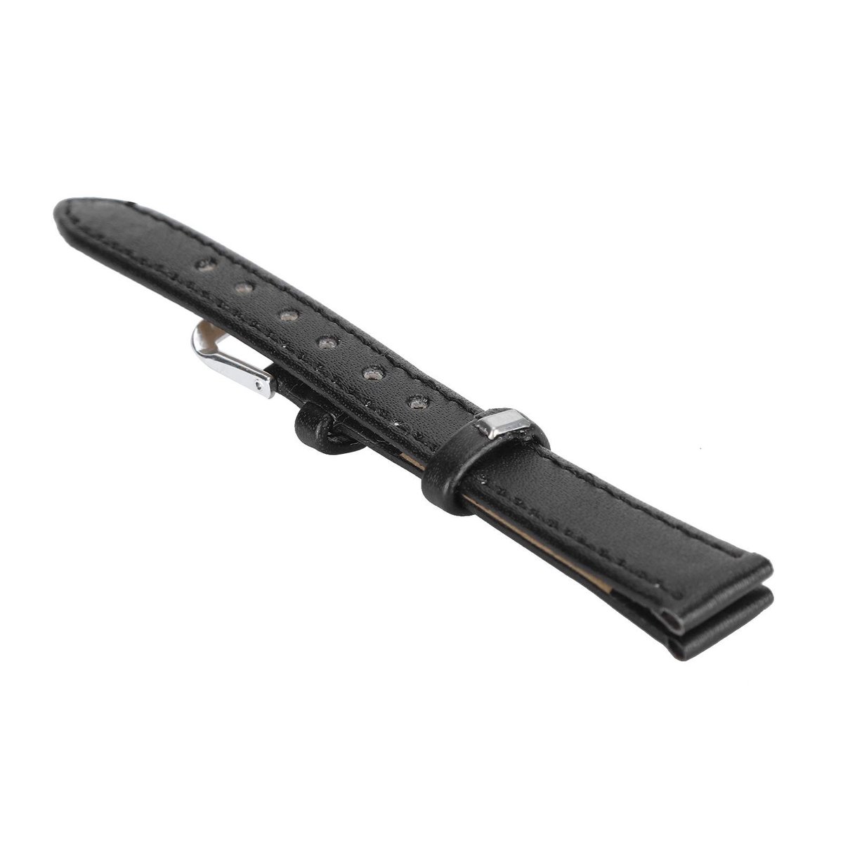 Dailygoods- Horlogeband 14 Mm - Siliconen/Pu-leer - Vervangend Onderdeel - Geschikt voor Heren/Dames - Sterke Duurzaamheid - Comfortabele Draagervaring - Horloge
