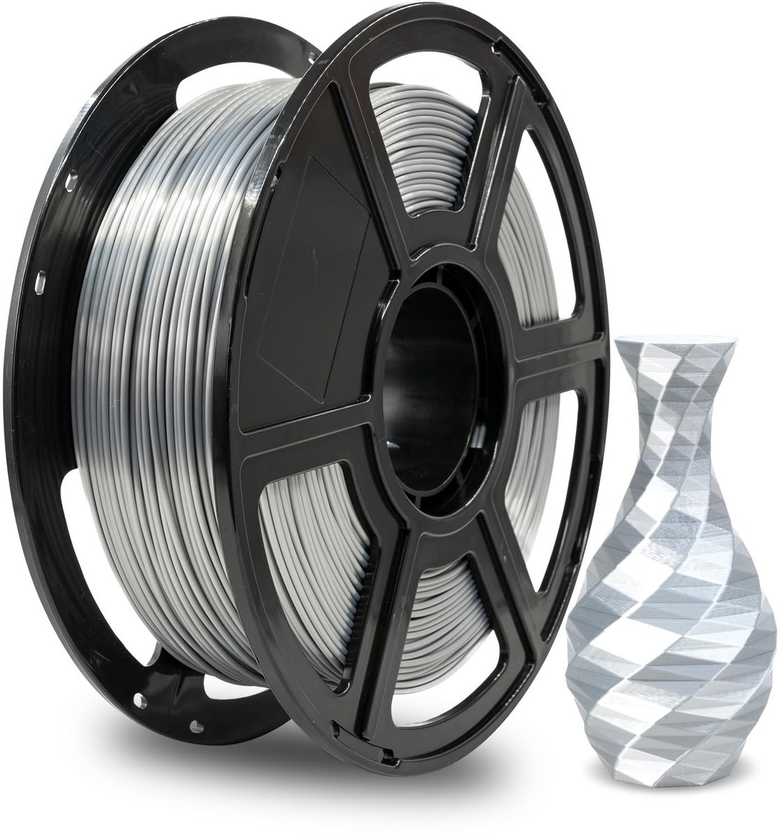Dailygoods- PLA Filament 1,75 mm - 1 kg - Zijde-PLA - Milieuvriendelijk - FDA-goedgekeurd - Geschikt voor FFF 3D-printers - 3D-printer Filament