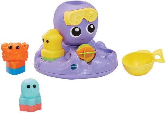 VTech Baby Spetter & Draai Octopus - Interactief Speelgoed - Badspeelgoed - Speelgoed 1 tot 5 jaar van Vtech — afbeelding 2