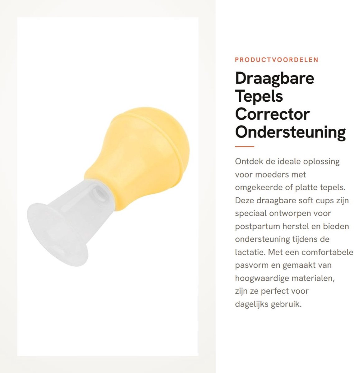 Dailygoody - Draagbare Tepels Corrector - Ondersteuning voor