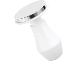 Dailygoods - Normcore Koffie Tamper 53,3 mm - wit drukregulerend - Barista stempel met 15lb / 25lb / 30lbs druk - aluminium handgreep mat (diameter Ø 53,3 mm)