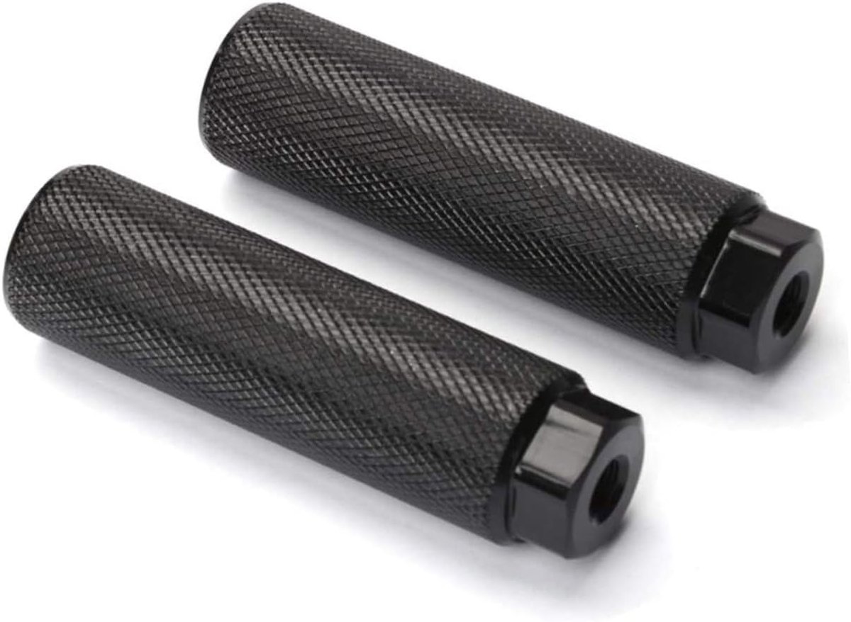 Fietsvoetsteunen - Fietspennen - Extra Grip - Hoge Hardheid - 10 cm - Zwart