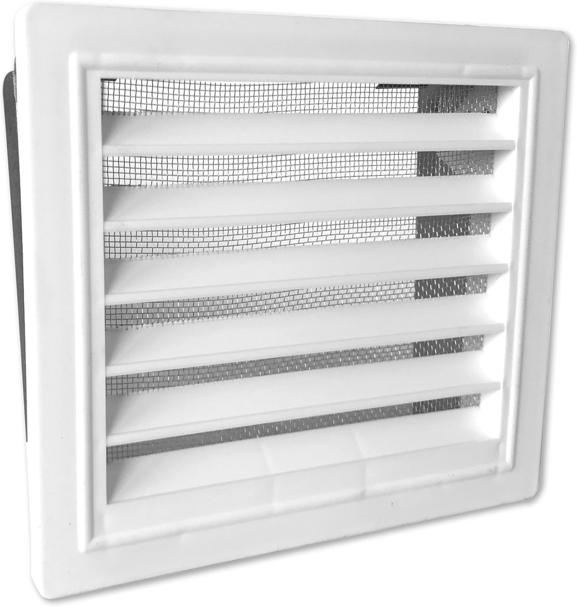 Ventilatierooster - Luchtstroom rooster - Ventilatie verbeteren - Grote luchtstroom - 20x20 cm - Wit