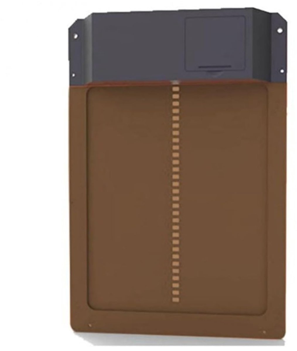 Automatische Kippendeur - Kippenhok Deuropener - Pluimvee Beheer - Batterijgevoed - 1x1x1 cm - Bruin