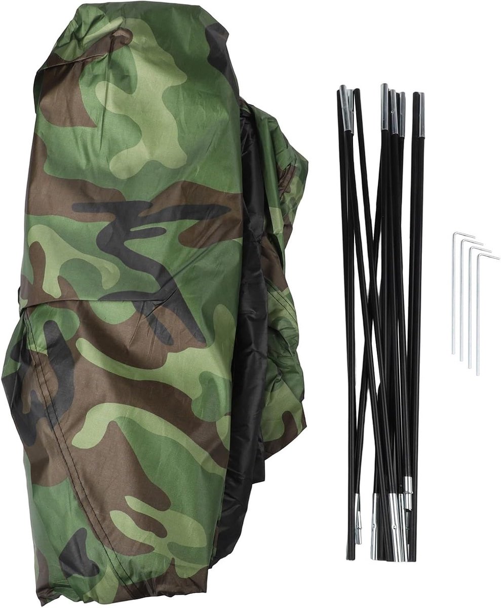 Ultralichte Kampeertent voor 1 of 2 Personen, Camouflage en Waterdicht