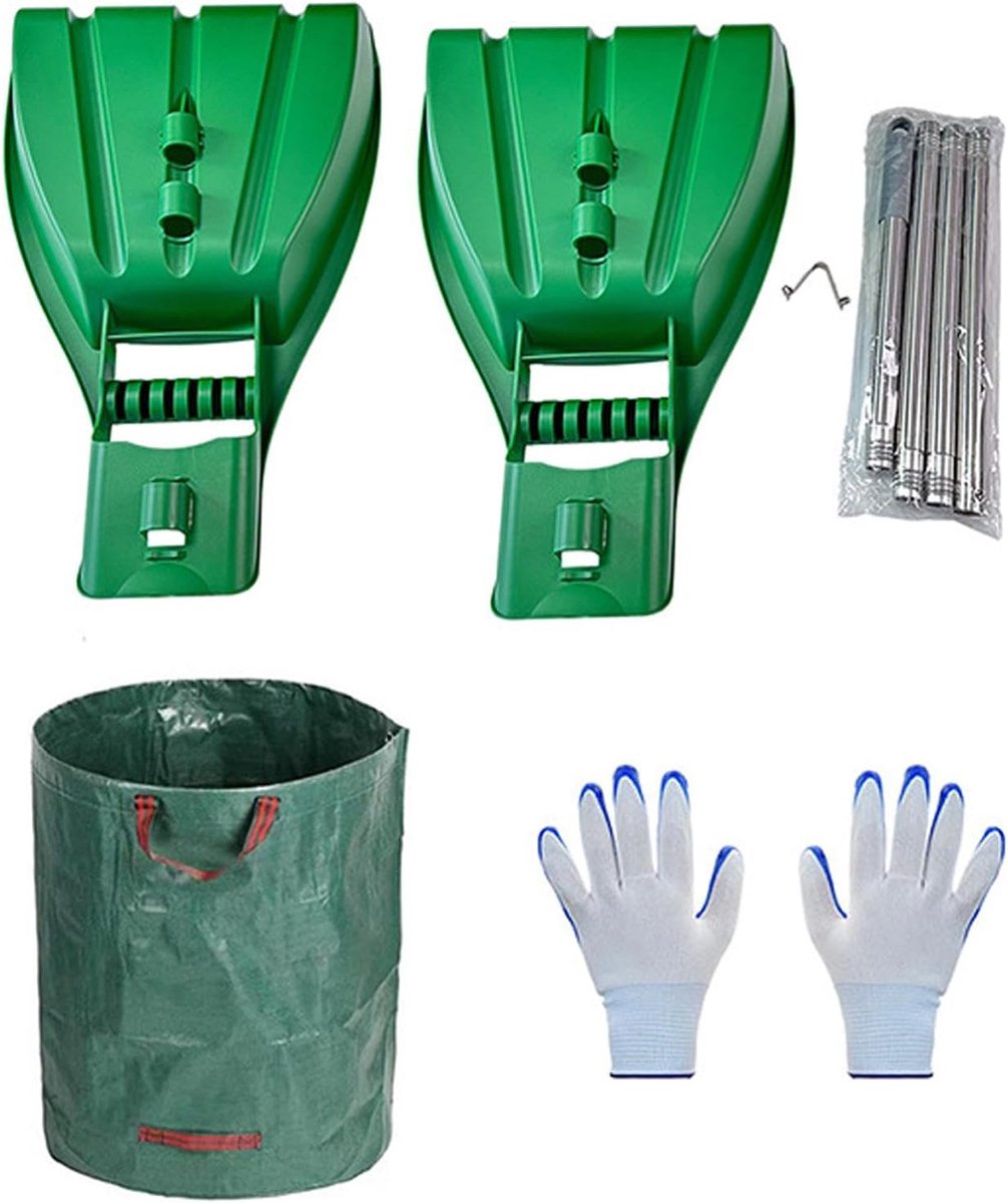 Bladverzamelaar Tuin - Bladhark Klauw - Tuin Schoonmaken - Telescoopstang Verstelbaar - ca. 140 cm lengte - Meerkleurig