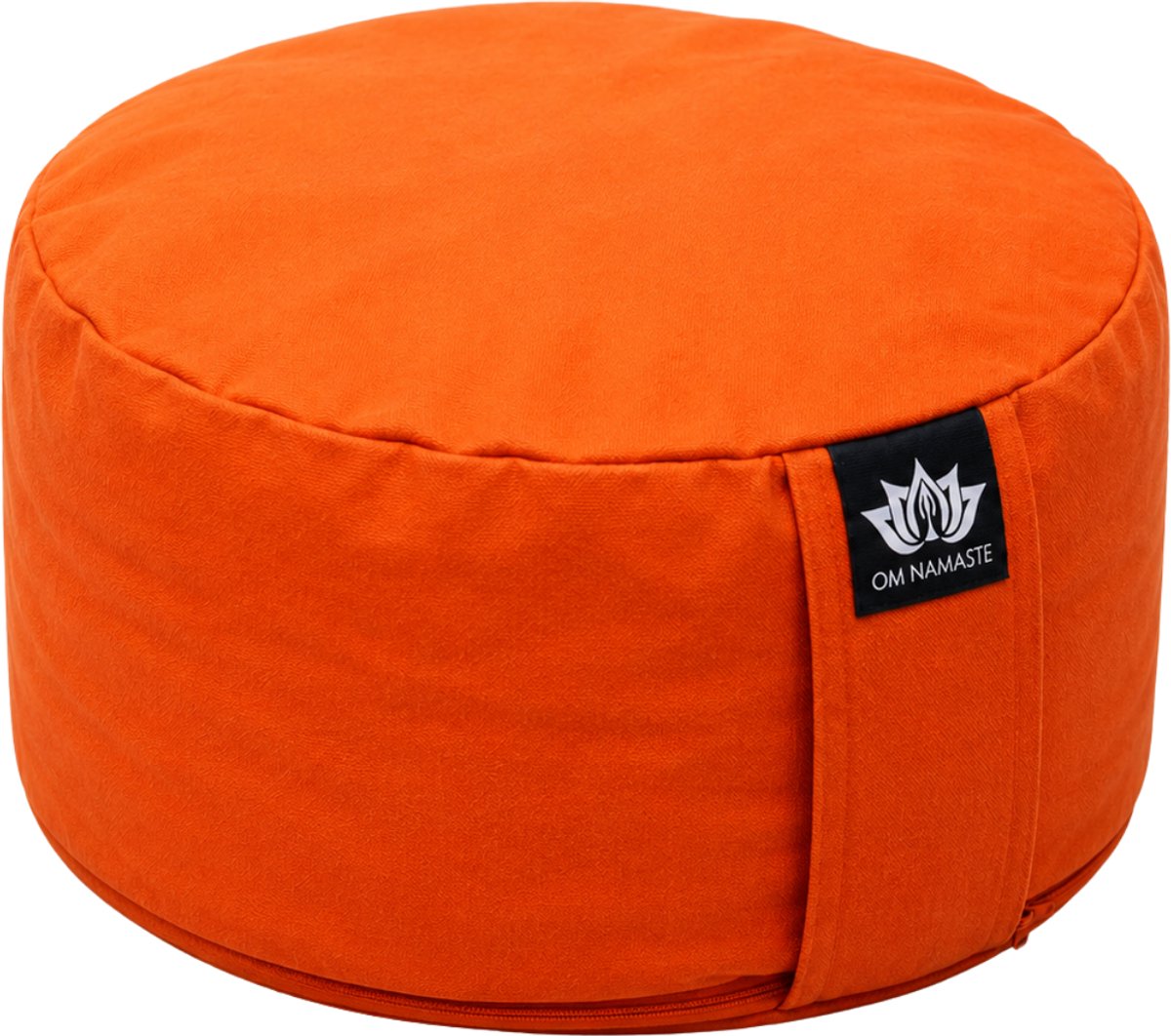 Om Namaste Meditatiekussen Rond - Pro Rondo - Oranje