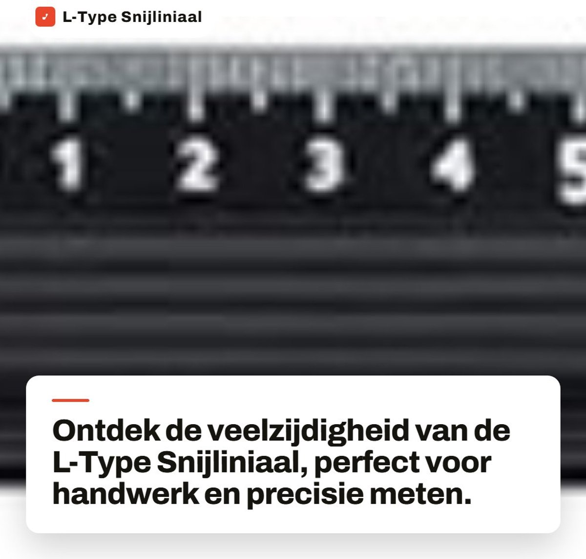 Dailygoods- Snijliniaal 45 cm - Metalen Aluminium Legering - Rubberen Band - Veiligheidsliniaal - Handwerk Tool - Brede Toepassing - Meetlat