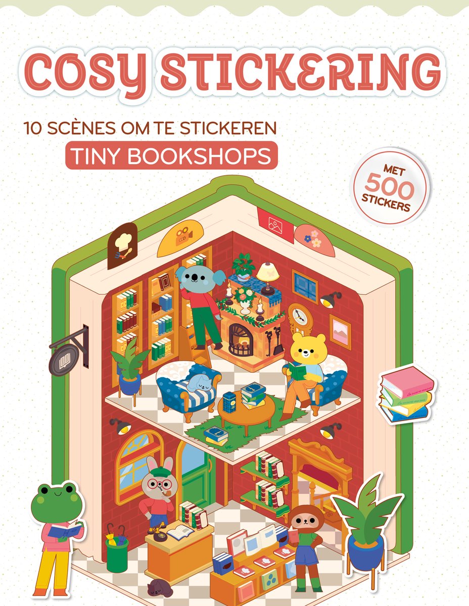 Cosy Stickering, Tiny Bookshops