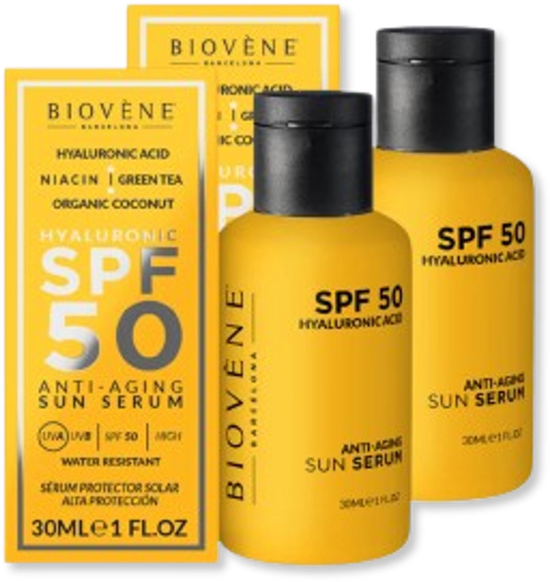 Biovene Sun Serum Hyaluronic SPF50 2pak