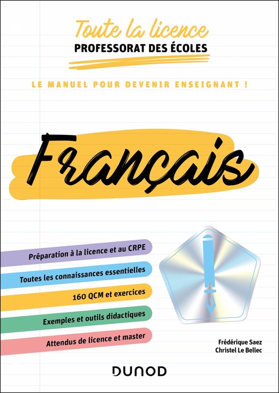 Toute la licence Professorat des écoles - Français - cover