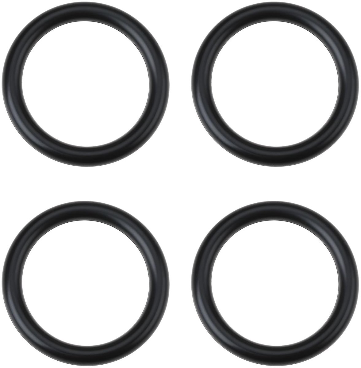 Dailygoods- Afdichtring 42x3,5 mm - O-ring - Set van 4 - Rubber - Compatibel met Skoda/SEAT - Vervanging OEM 03C121666