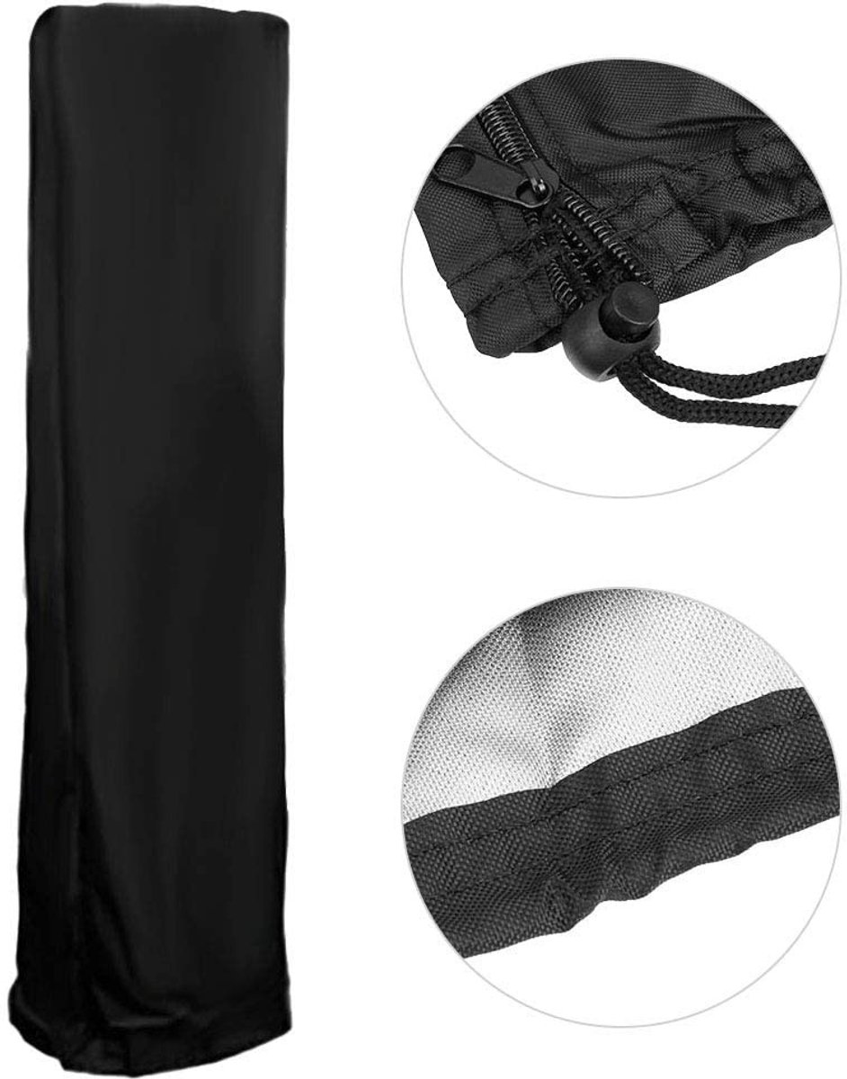 Dailygoods- Verwarmingshoes Waterdicht - Beschermhoes - Oxford Stof - Voor Vrijstaande Terrasverwarmer - 225 cm Hoog - All-Season Bescherming