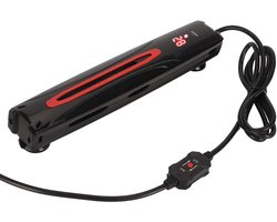 Aquarium Verwarmer - Waterverwarmer - Stabiele Watertemperatuur - Digitaal LED Display - 80-100 Cm Aquarium - Zwart
