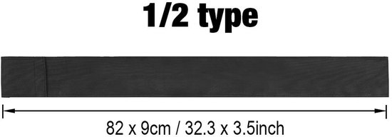Dailygoods- Biljartkeu Hoes Nylon - Zwart - 1/2 Type/3/4 Type - Geschikt voor Snooker - Transporttas - Hoogwaardige Kwaliteit - Keu Tas van Dailygoods — afbeelding 2