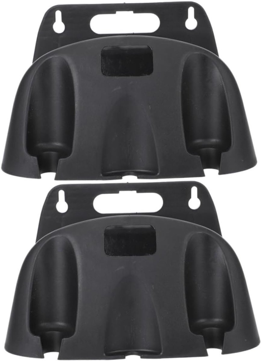 Tuinslanghouder 2 stuks - Slangbeugel Hanger - Slang Opbergen - Stevig En Duurzaam - 25x15x13.5cm - Zwart