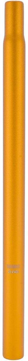 Dailygoods - Fiets Zadelpen 25.4x400mm Fiets Zadelpen Zadelbuis Aluminiumlegering Gouden Toon Lichtgewicht