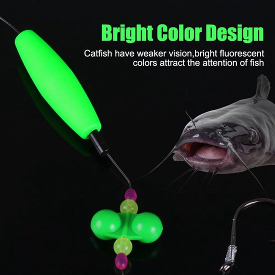 Vissen Float Rigs - 3 Stuks Rattler Tackle Floats - Luminous met 55lbs Trekcapaciteit van Merkloos — afbeelding 4