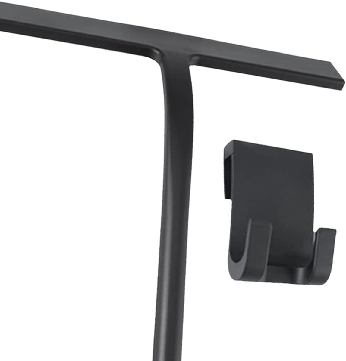 Douchewisser Ruitenreiniger - Glaswisser Trekker - Streeploos Reinigen - Met Ophanghaak - 28 cm - Zwart