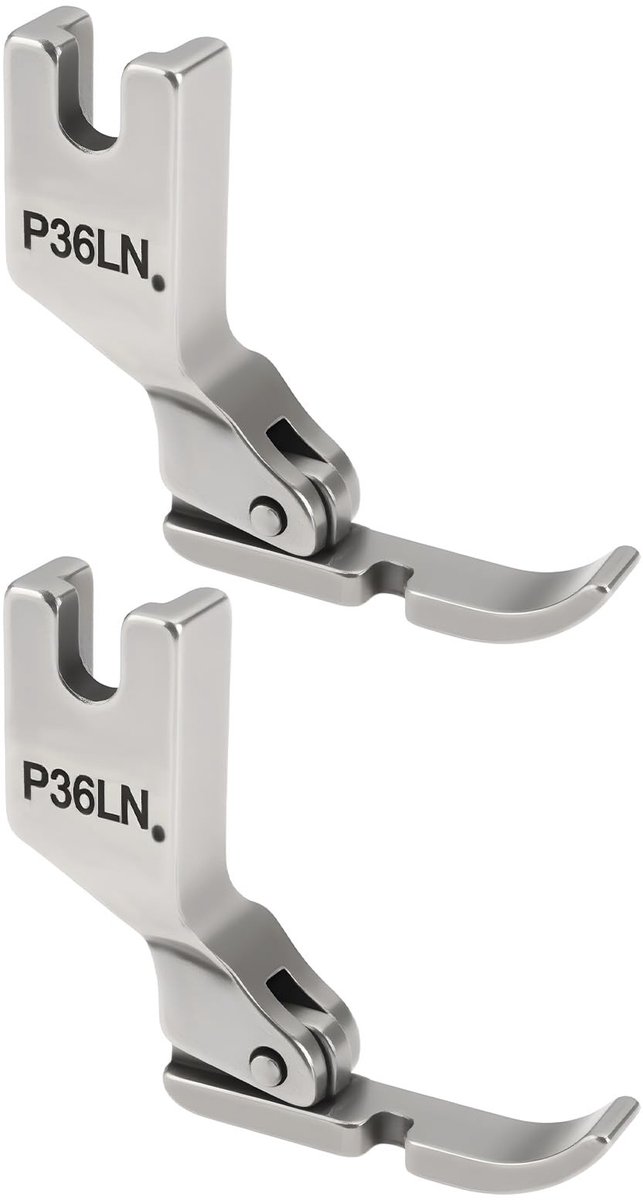 Dailygoods - 2 Stuks Naaimachine Rits Presser Voet P36LN